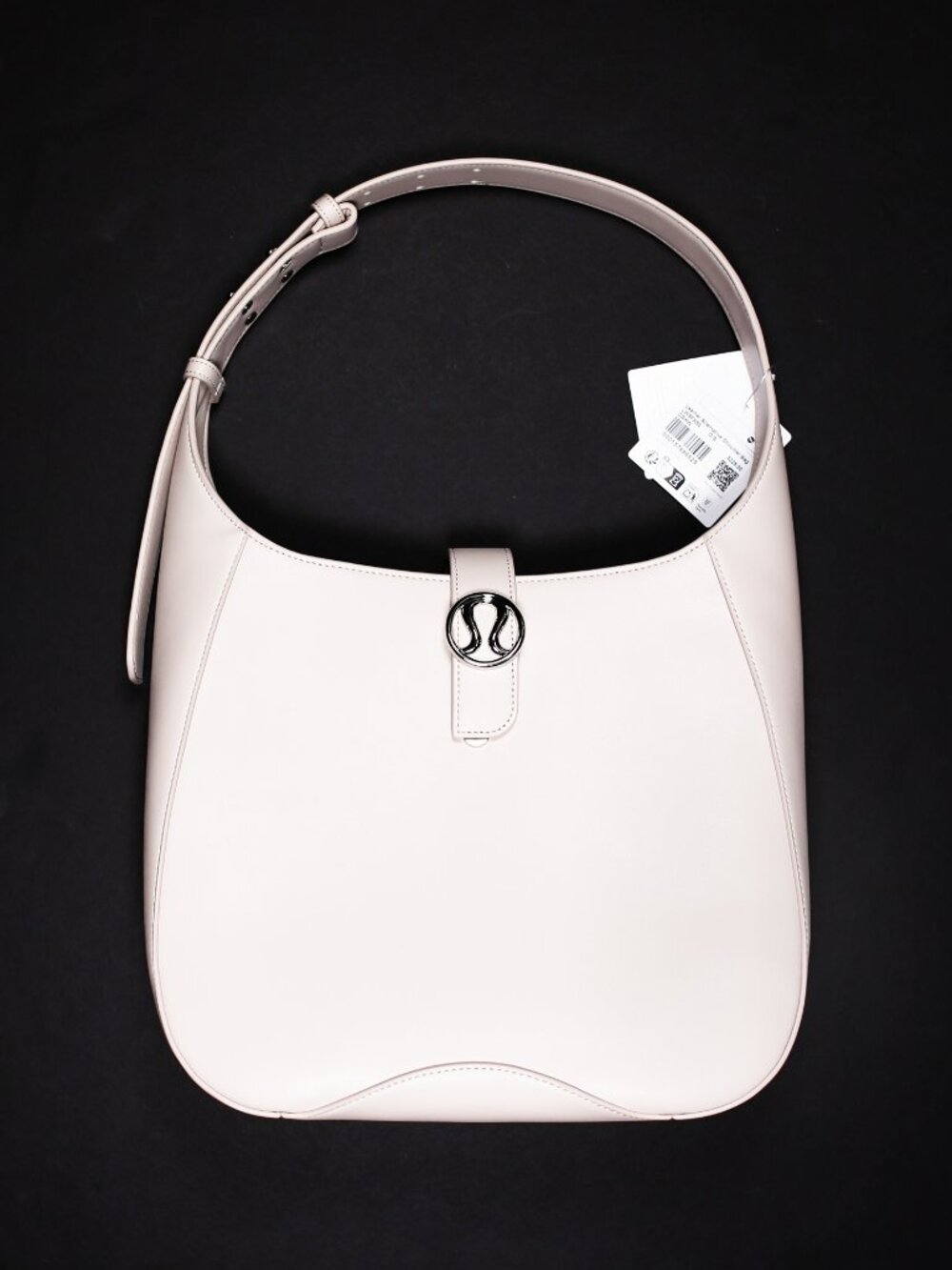 NWT Lululemon Shoulder Bag Leather Alternative Dust & Gift Bag Cashew MSRP $228
